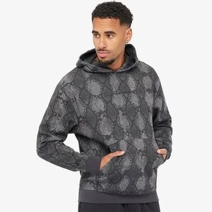 Jordan Charcoal Patterned Hoodie